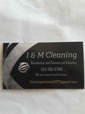 I&M Cleaning services