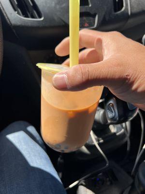 Thai tea boba