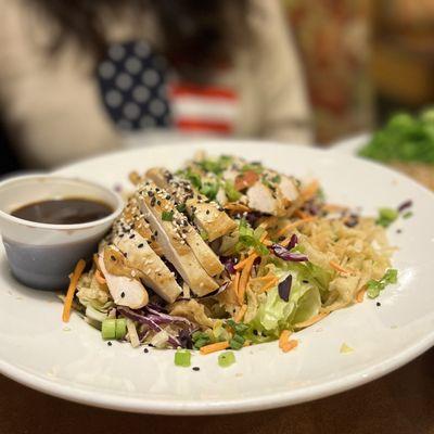 Spicy Asian chicken salad