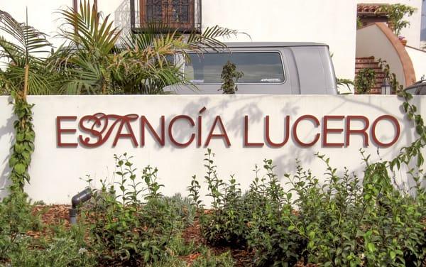 Elegant flat cut aluminum letters with a baked enamel finish will last years maintenance free.