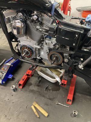 Chain drive conversion dyna