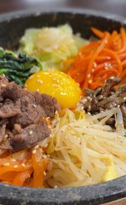 Hot stone bibimbap