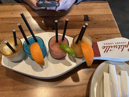 Most delicious Margarita Flight