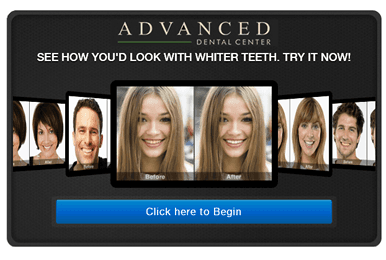 Want to see how you'd look with a whiter smile? Try our new online whitening simulator at www.louisvilleadvanceddental.com