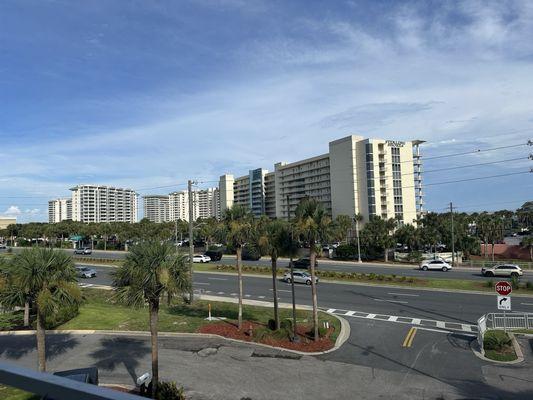 View from balcony