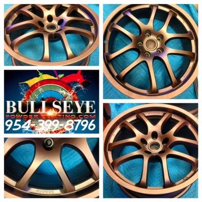 Custom Cinnamon colored powder coated rims!