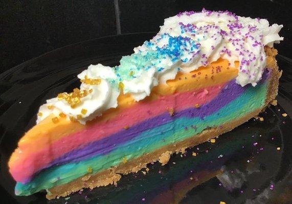 Slice of Unicorn Cheesecake