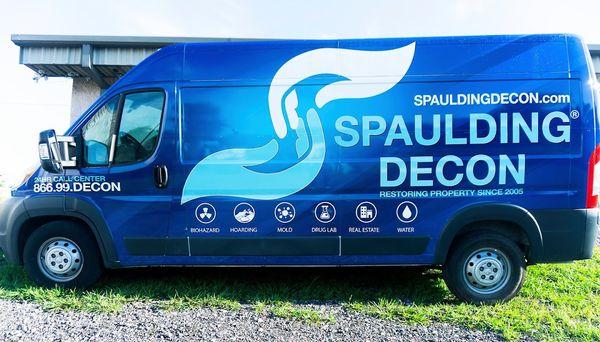 Spaulding Decon Biohazard Services Vehicle