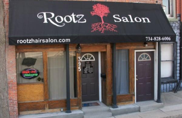 Rootz Hair Salon Store Front