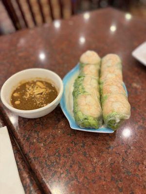 A1 fresh spring rolls with shrimp