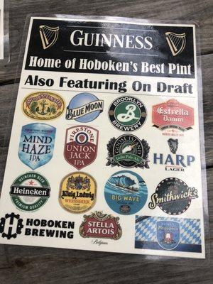 Draft menu