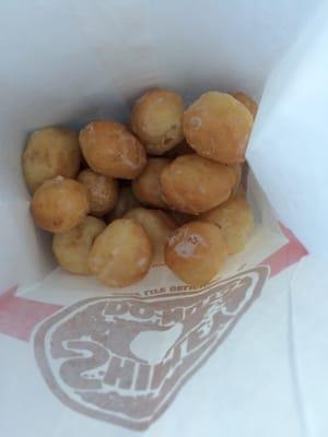 2 dozen glaze donut holes $2.74