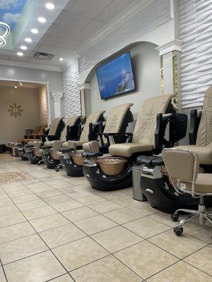 Pedicure area