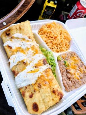 My fam orders a bunch of different things and the food is always excellent! Our favorite spot for Mexican food. Beef Chimichanga!