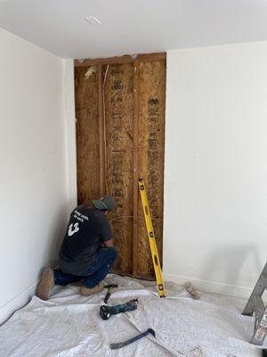 Exterior door installation