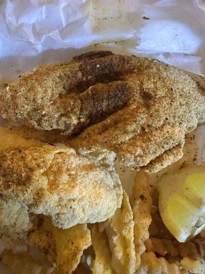 "Fried Catfish" and Fries