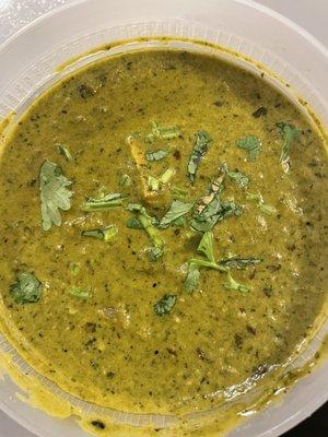 Palak paneer