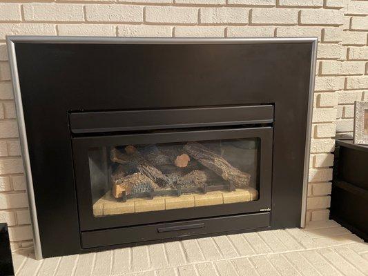 Heat-n-Glo gas fireplace