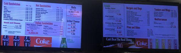 Menu boards