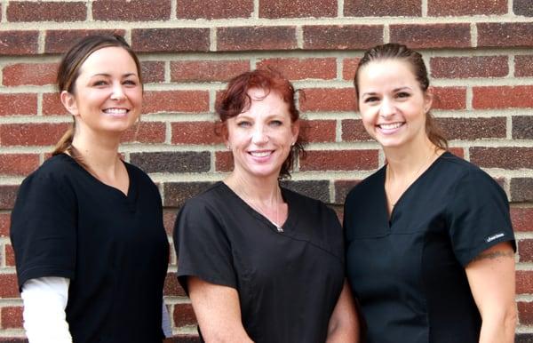 Our Hygiene Team:
 Krystal, Theresa, Kristi