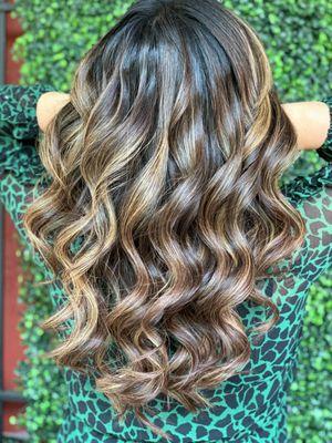 Honey Caramel Balayage #TrussProfessionals #Trusscolorexperts