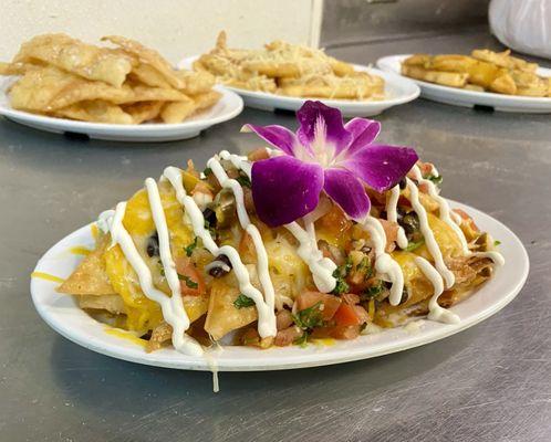 Happy hour nachos