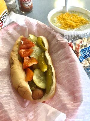 Chicago hot dog