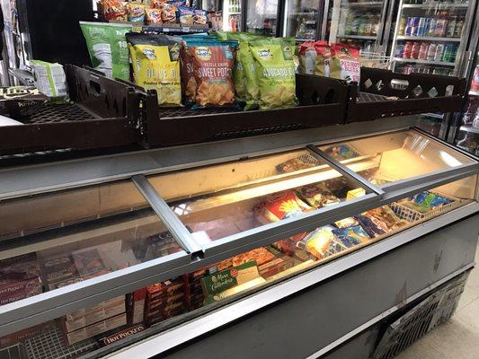 Frozen food section.