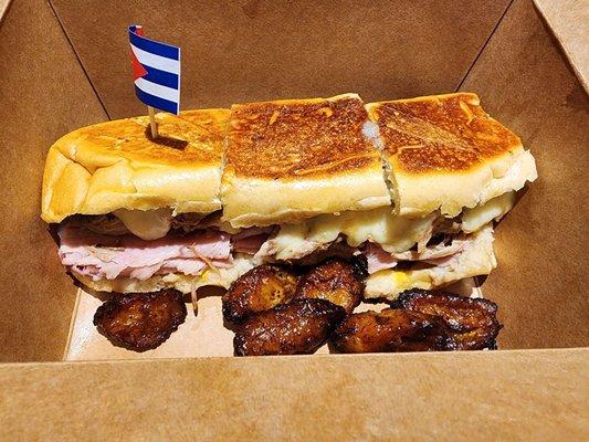 The Cuban Sandwich with Sweet Plantains