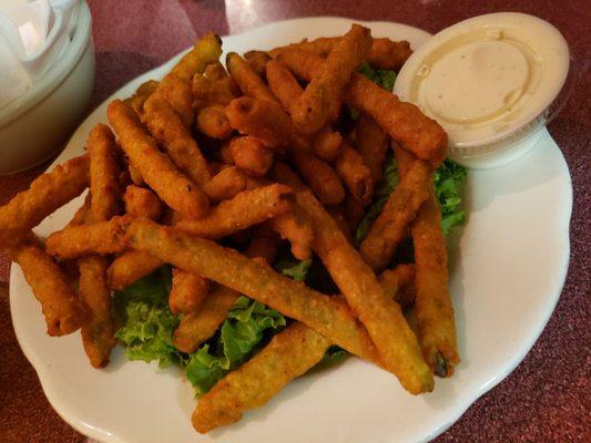 Fried Green Beans with Ranch