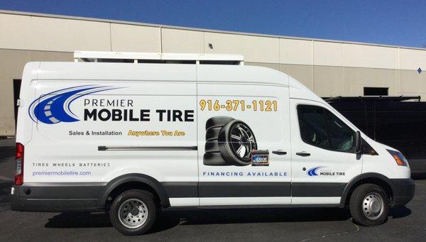 Premier Mobile Tire Sacramento Service Van