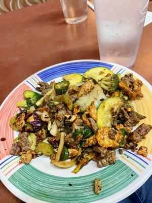 Keto style khans plate