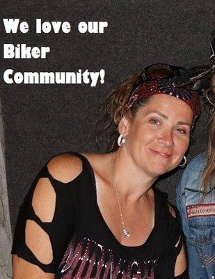 Margaret enjoys being on the bike and the biking community