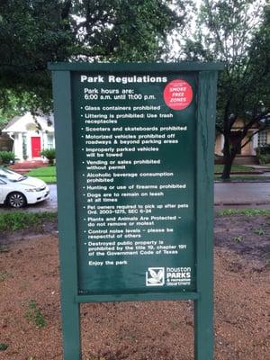 Park Regulations