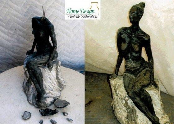 Broken statue restored by Home Design