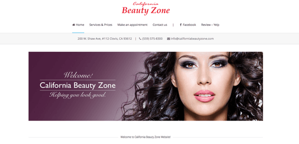 Beauty Salon Website