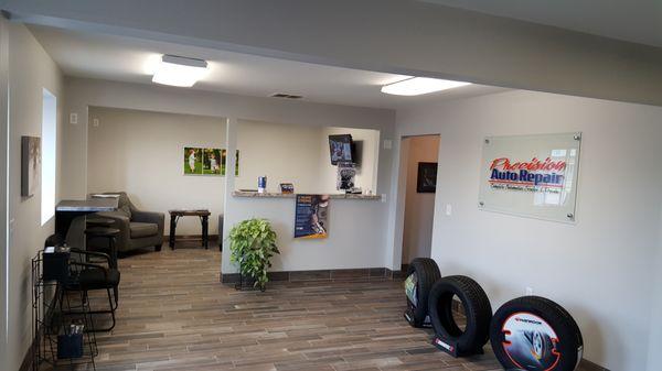 Waiting area, Precision Auto Repair