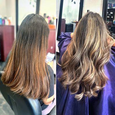 Balayage Color, Cut & Styling: Wendy T