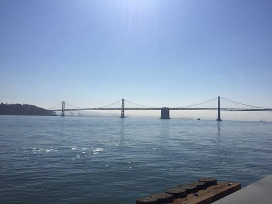 View of the bay bridge just outside the consulate