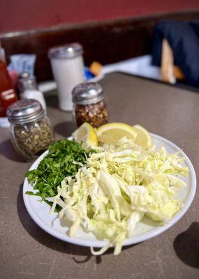 Condiments for Pozole