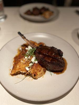 North American Grilled Elk Chop