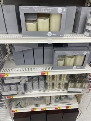 $5 clearance candles