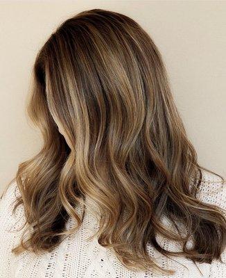 The Partial Balayage with a Root Tap
 
 Ask for THE PARTIAL BALAYAGE when requesting an appointment online.