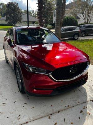 CX-5 8 months after purchase at Tom Bush Mazda. No issues at all.