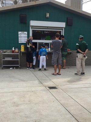 Snack Stand when it's open ! Really good food