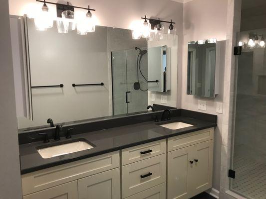 master suite double vanity