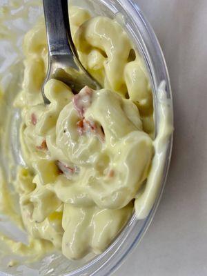 Creamy Macaroni Salad with diced red peppers and capers-01/2023