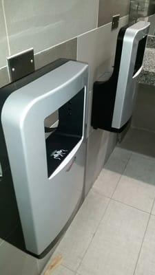 Restroom hand dryers from the year 2112. Basically the coolest thing ever.