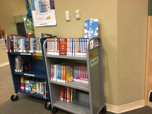 Diary of a Wimpy Kid books, Dork Diaries books, and Big Nate books.