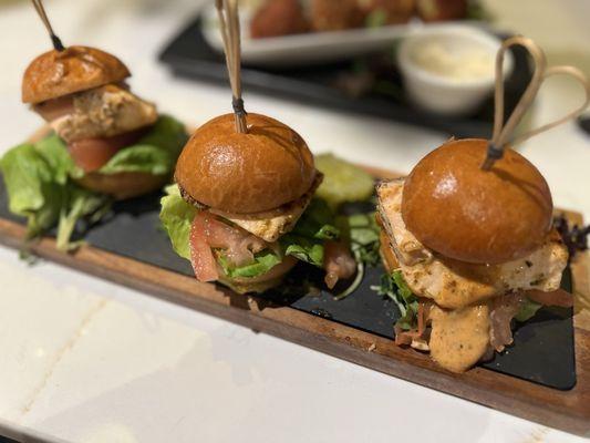 Salmon sliders